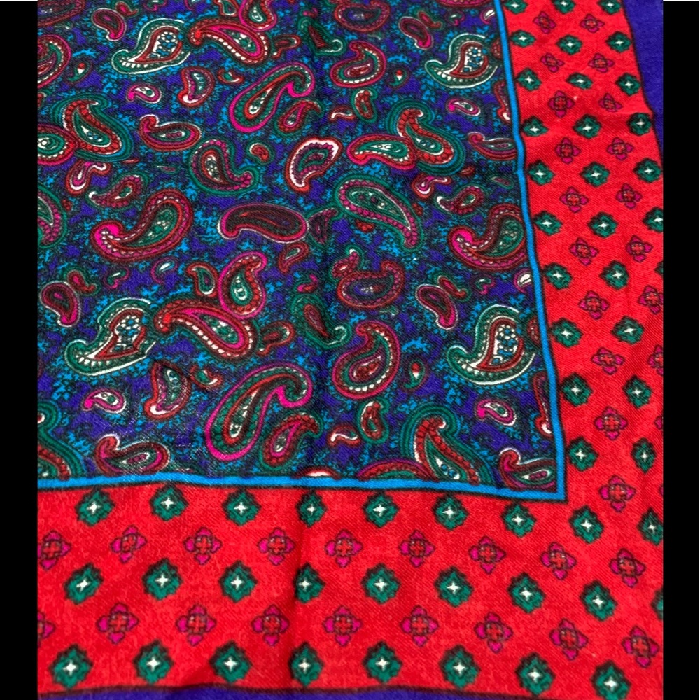 Multicolored Paisley Scarf